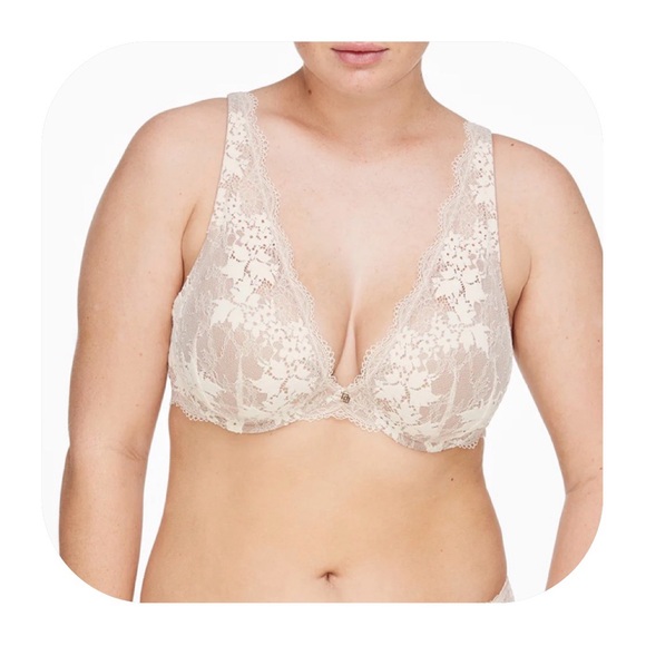 Third Love 34F All Day Lace Uplift Plunge Bra - Picture 6 of 9